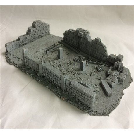 25/28mm Large Derelict Building - Type 15