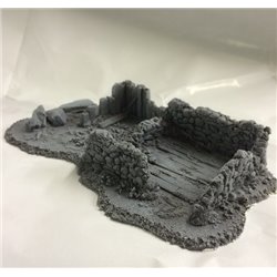 25/28mm Large Derelict Building - Type 16