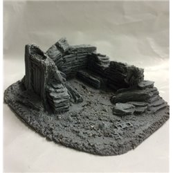 25/28mm Small Derelict Building - Type 8