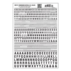 Condensed Gothic RR Black Dry transfer