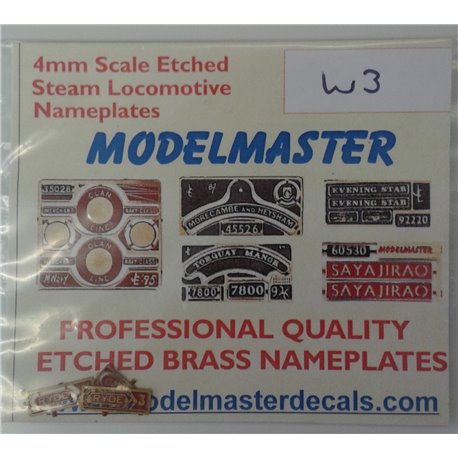 Ryde - 4mm Red with Clear Waterslide Cabside Number Decals