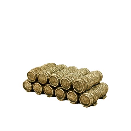 Double Row of Oak Casks