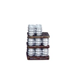 Alloy Kegs on pallets - 3 Tier Part Load