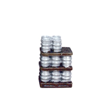 Alloy Kegs on pallets - 3 Tier Part Load