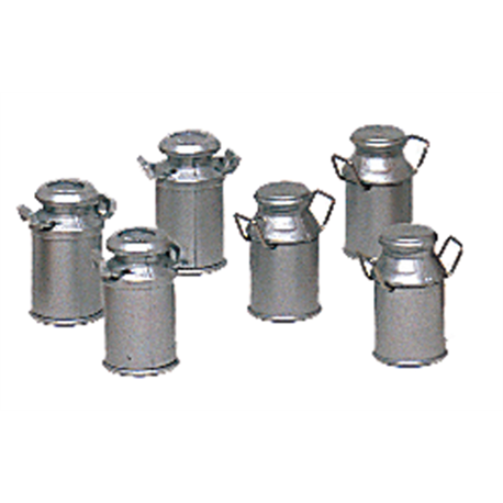 6 Milk Cans
