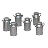 6 Milk Cans