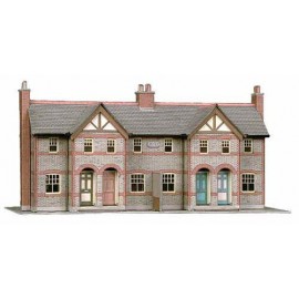 Four Terraced Houses H: 110mm - Card Kit
