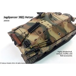 Hetzer Jagdpanzer 38t 1:56 scale (28mm) Wargame Plastic Kit