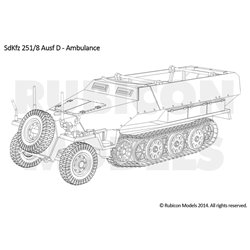 SdKfz 251 Ausf. D (3-in-1) 28mm