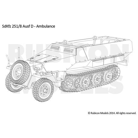SdKfz 251 Ausf. D (3-in-1) 28mm