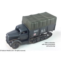 SdKfz 3a Maultier Halftrack Cargo Truck - 1:56 scale (28mm) Wargame Plastic Kit