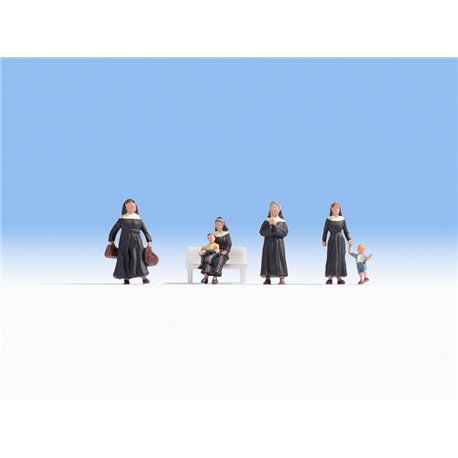 Nuns (4) & Children (2)
