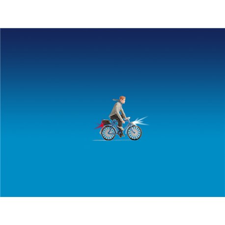 Cyclist (Lit Front & Rear Lamps)