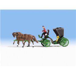 Horse Drawn Hackney Cab "Victoria"