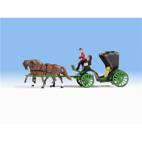 Horse Drawn Hackney Cab "Victoria"