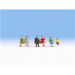 Seated people