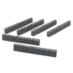 Block wall 6" straight (6 pcs per blister)