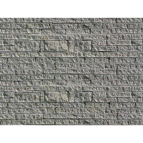 HO Gneiss wall embossed card sheet 250x125mm
