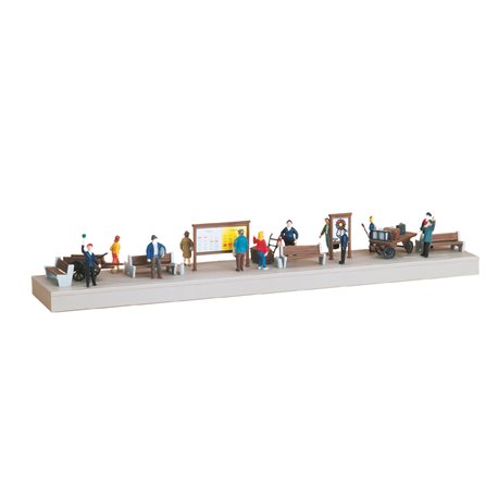 HO Platform accessories and figures