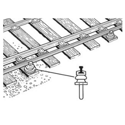 Conductor Rail Chairs, for Code 60 rail