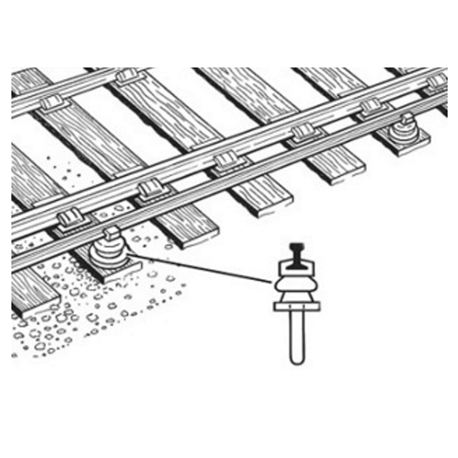 Conductor Rail Chairs, for Code 60 rail