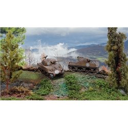M4A3 Sherman 75mm x 2 Fast Assembly Kits - scale 1 : 72