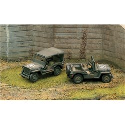 Willy Jeep Pack x 2 Fast Assembly Kits - scale 1 : 72