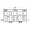 Festiniog Planked 4Wheel 3rd Coach