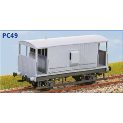 Parkside Dundas PC49 - LMS/BR 20t Brake Van - OO plastic kit