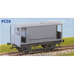 LMS 20 ton Goods Brake Van - OO plastic kit