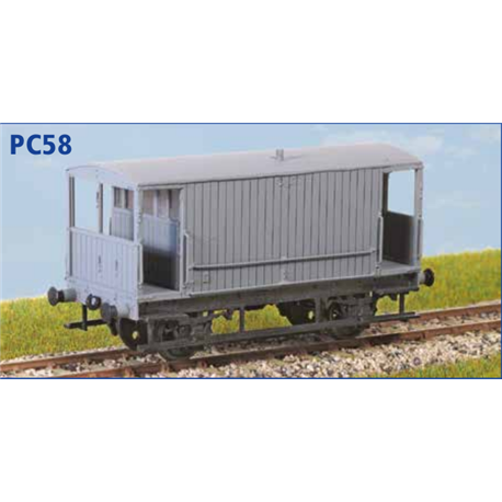 LMS 20 ton Goods Brake Van - OO plastic kit