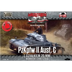 Pz.Kpfw. II Ausf.C w/20mm Gun - 1/72 Plastic model kit