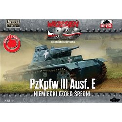 Pz.Kpfw.III Ausf. E. German Medium tank - 1/72 Plastic model kit