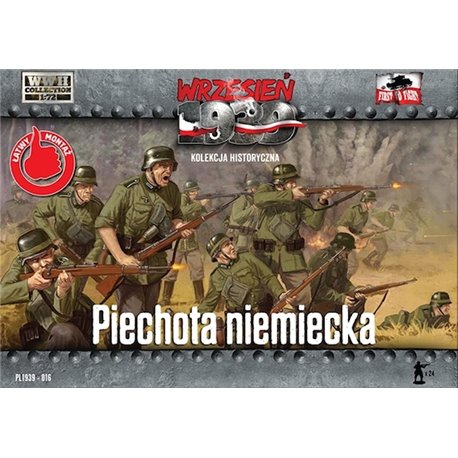 German Infantry (24 Pieces) - 1/72 Plastic model kit