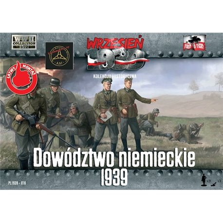 German Headquarters Command (figures) - 1/72 Plastic model kit