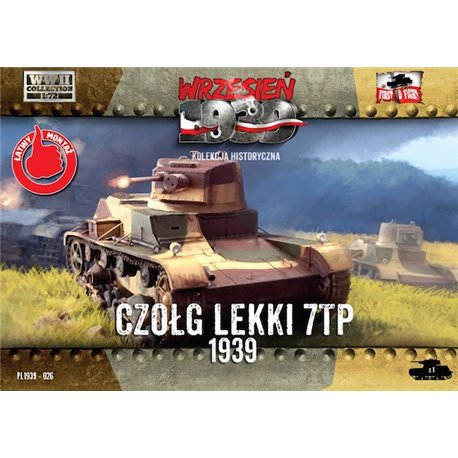 7 TP Single Turret - 1/72 Plastic model kit