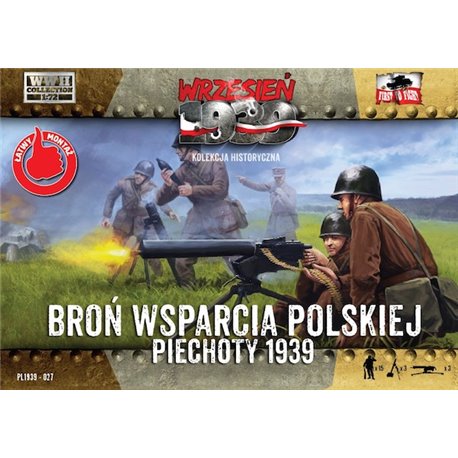 Polish Infantry Support Weapons - 1/72 Plastic model kit