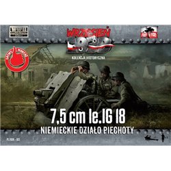 7.5cm LeIG German Infantry Cannon w/crew - 1/72 Plastic model kit