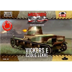 Vickers Single Turret - 1/72 Plastic model kit