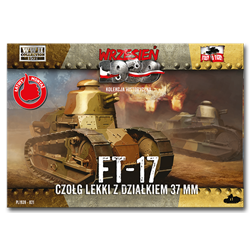 FT-17 Round Turret - 1/72 Plastic model kit