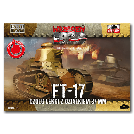 FT-17 Round Turret - 1/72 Plastic model kit