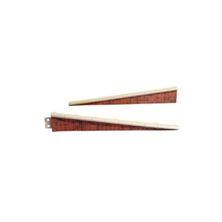 Platform edging ramps, brick type