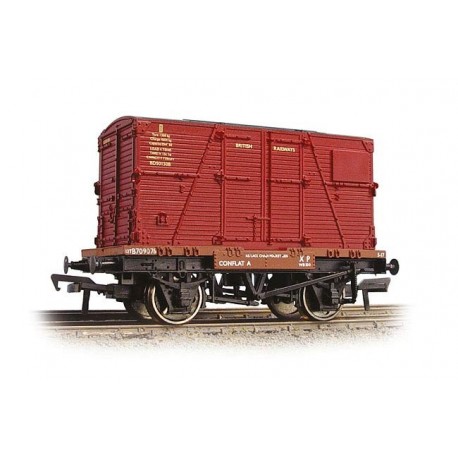Conflat with BD Container BR Crimson