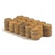 Oil/Chemical Drums, Grouped, Brown