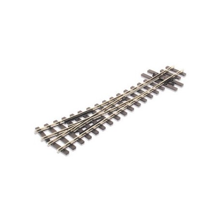 Mainline Right Hand Turnout 18" radius with electrofrog OO9