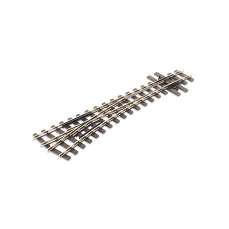 Mainline Left Hand Turnout 18" radius with electrofrog OO9
