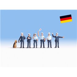 German Police Officers (6) & Dog (1)