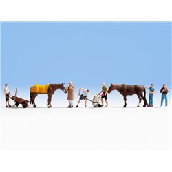Stable Workers (6) & Horses (2)