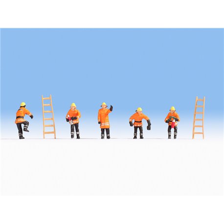 Fire Brigade (orange protective clothes)