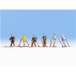 Vintage Skiers